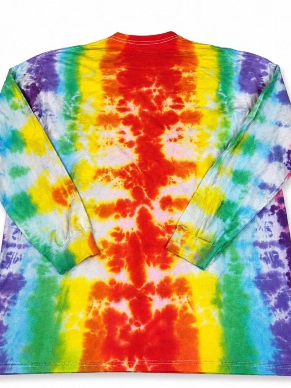 Port and Company Tie-Dye Long Sleeve Shirt in Red, Yellow, Green, Blue, Purple